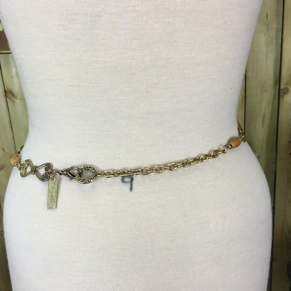 Vintage Studio New York Metal & Wood Belt - Picture 4 of 7